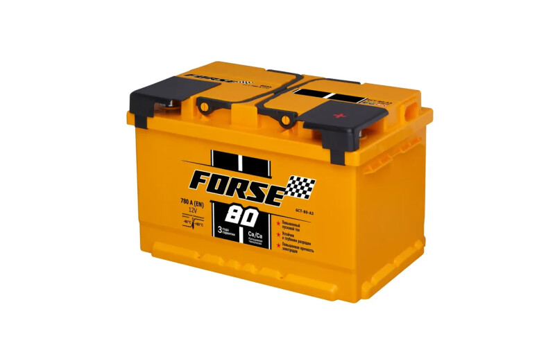 Аккумулятор Forse - 80 + правый (780 пуск) Мегатекс - Зображення 2