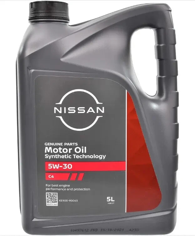 Моторное масло Оригинал NISSAN 5w30 C4 DPF 5л