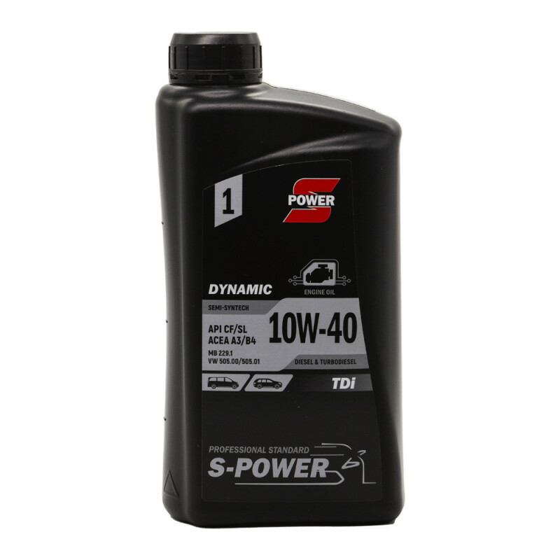 Моторное масло КСМ S-POWER Dynamic TDI 10W40 API СF 1л