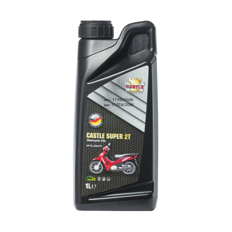 Моторное масло CASTLE SUPER 2T MOTORCYCLE OILS 1л API TC