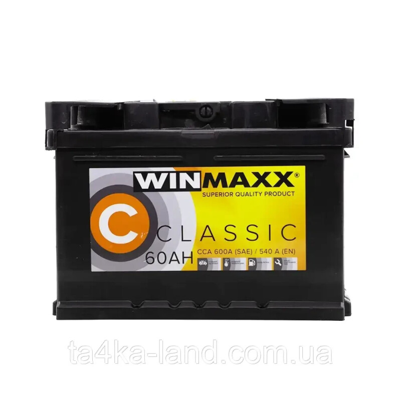 Аккумулятор Winmaxx (MonBat) Classic 63A +лев (1) L2 (620 пуск) - Изображение 2