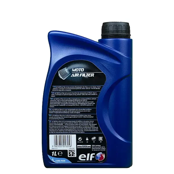 Масло для воздушного фильтра Elf MOTO AIR FILTER OIL 1л. 701039 (12) - Зображення 1