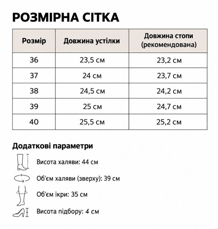 Чоботи жіночі шкіряні утеплені єврозима 590424 Чорні - Зображення 9