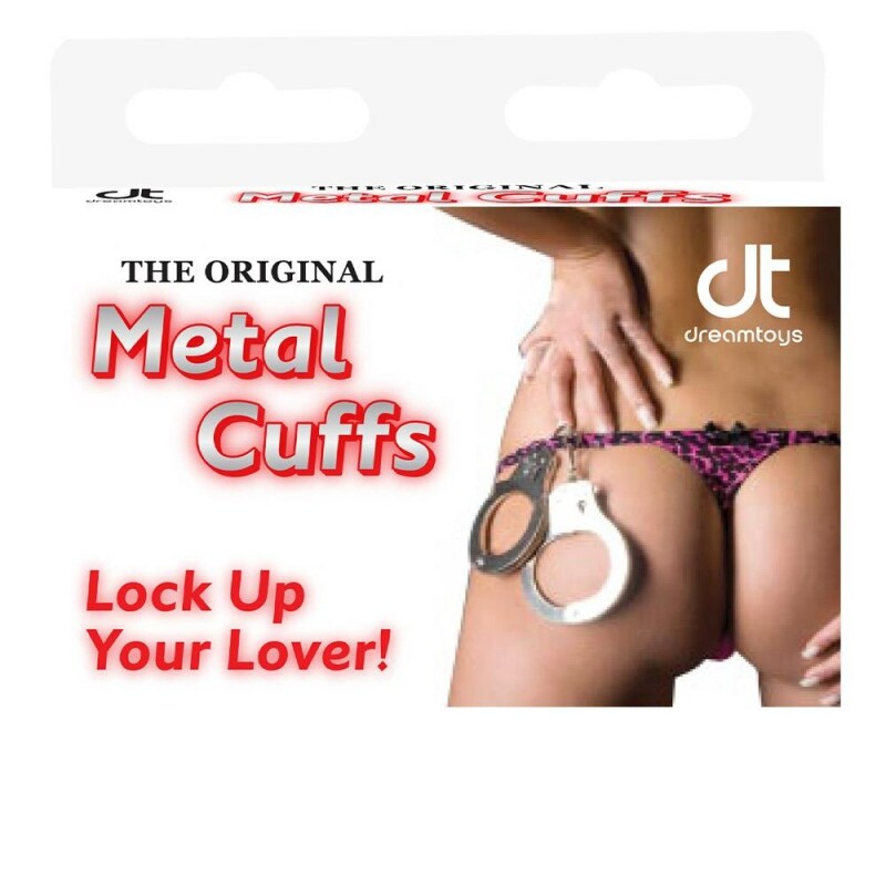 Наручники металеві Dreamtoys з ключиками, сріблясті, 25.5 х 6.9 см - Зображення 1