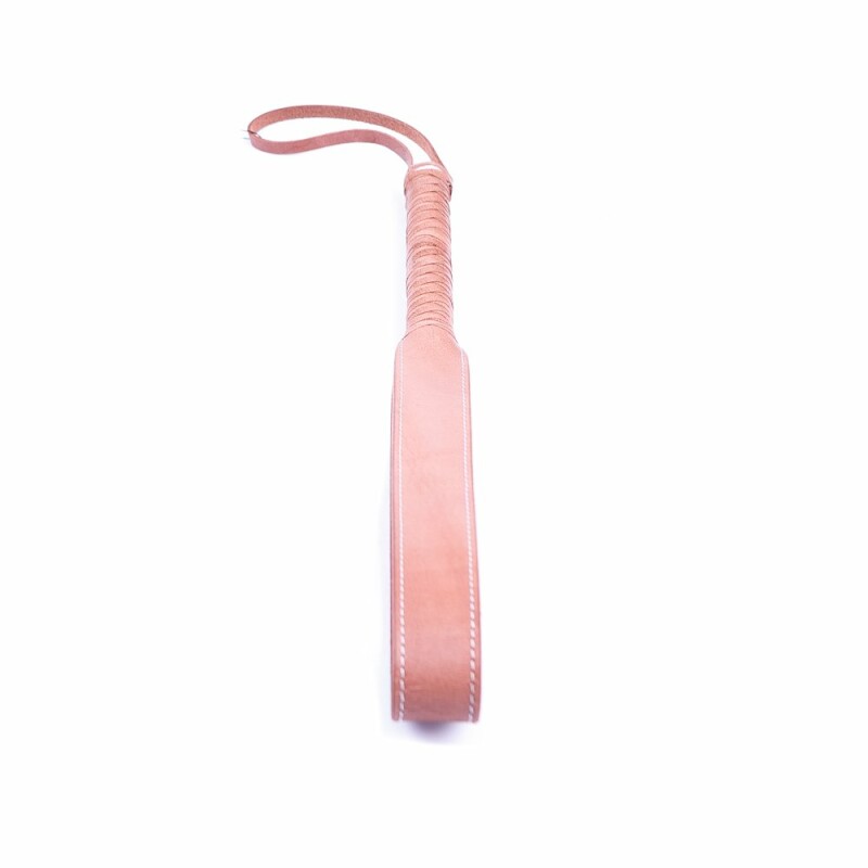 Ремінь для спанкінга з ручкою шкіра Голландія ручна робота - Изображение 1