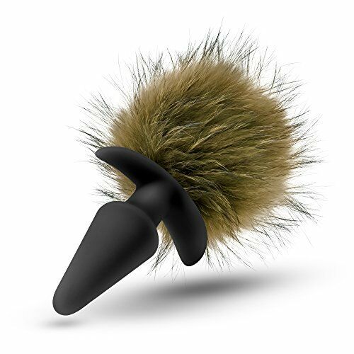 Анальна пробка POM PLUGS з хутряним помпоном - Зображення 2