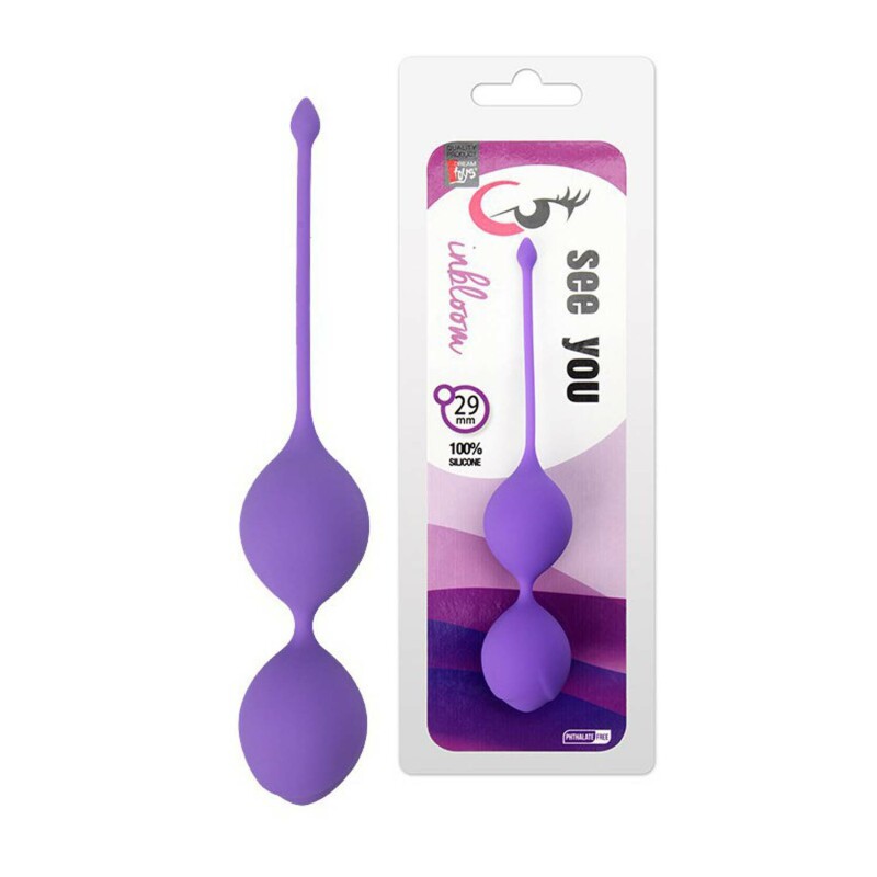 Вагінальні кульки Dreamtoys Pleasure Balls силіконові, 16.5 х 2.9 см - Зображення 1