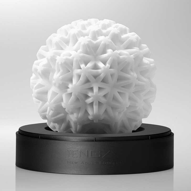 Мастурбатор Tenga Geo Coral у формі кулі, білий - Зображення 1