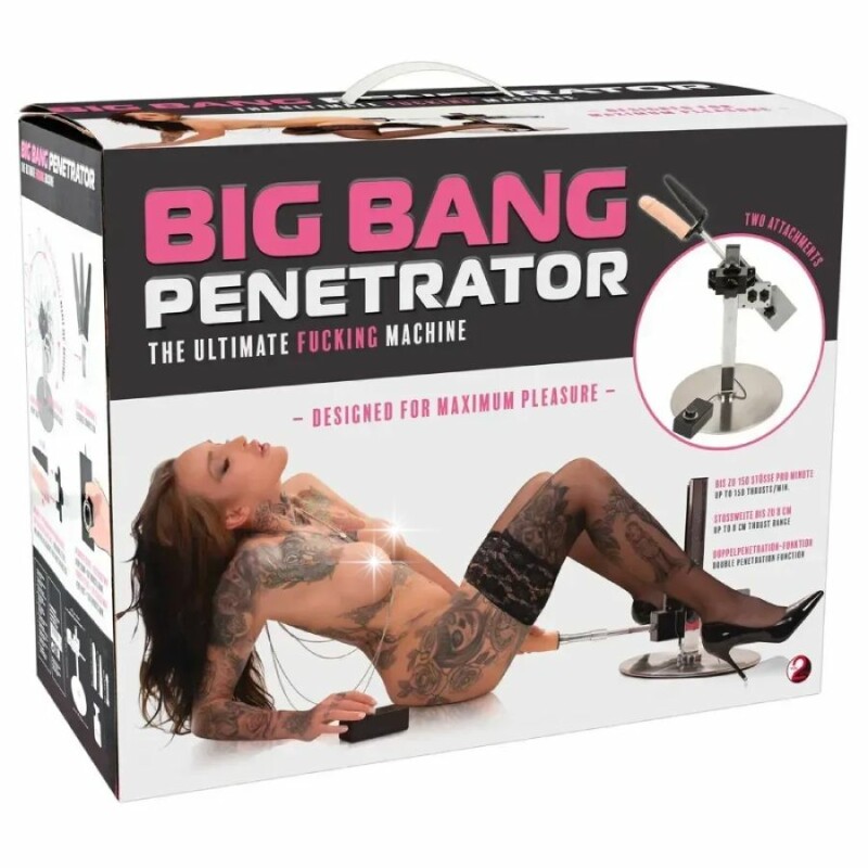 Секс-машина Big Bang Penetrator з пультом та насадками в комплекті