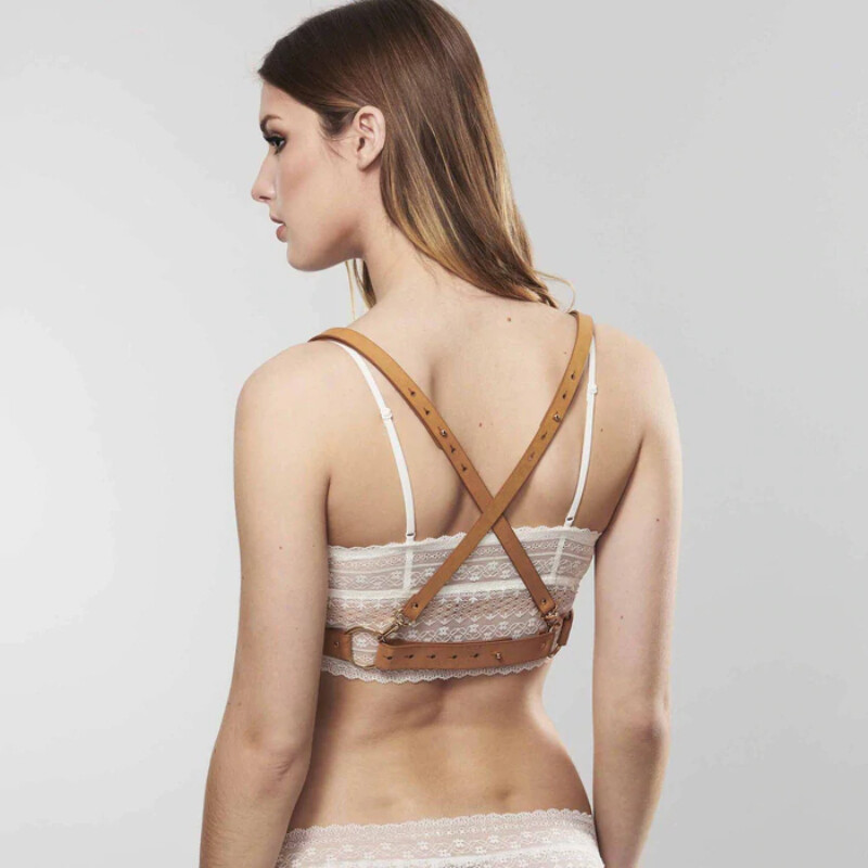 Портупея на груди MAZE Bijoux Indiscrets бежева, OS - Изображение 2