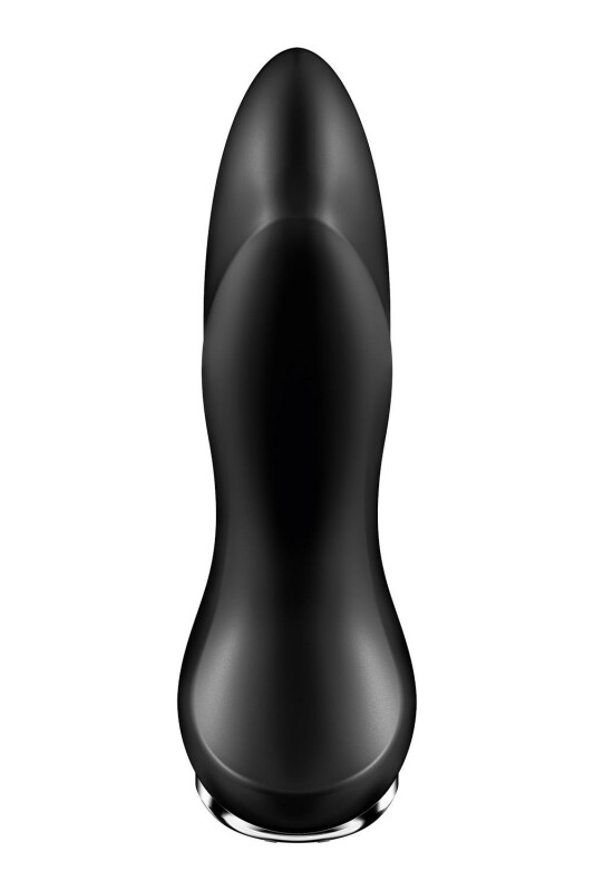Анальний вібратор Satisfyer Rotator Plug 1+ з додатком та ротацією, чорний, 13.5 х 3.8 см - Изображение 4