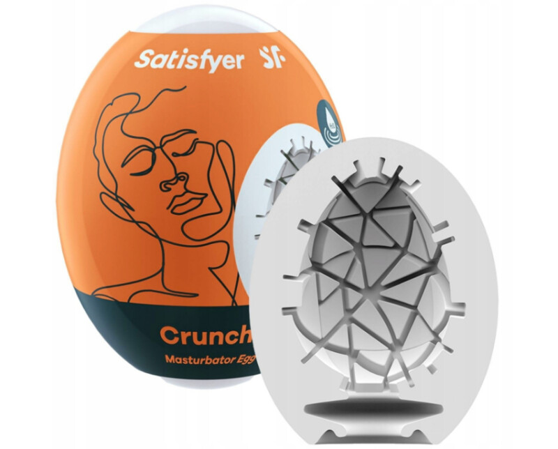 Мастурбатор, що самозмащується Masturbator Egg Crunchy - Зображення 4