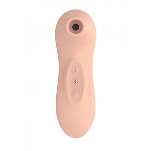 Вакуумний кліторний стимулятор Electric Sucking Massager 2.0 USB, бежевий - Изображение 1