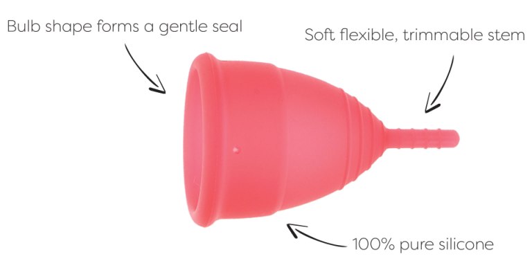 Менструальні чаші Mae B Menstrual Cups 2 шт, розмір L, 30 мл - Зображення 5