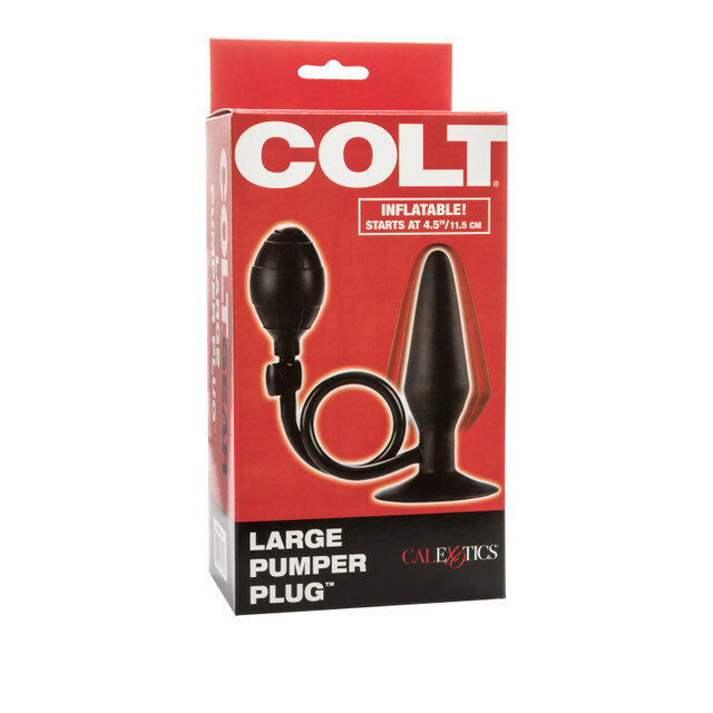 Анальна пробка з накачуванням COLT Large Pumper Plug, 11.5 см х 3.7 см - Зображення 7