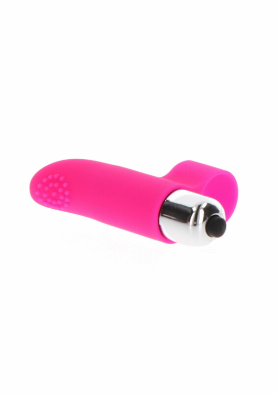 Вібратор на палець Tickle Pleaser рожевий, 8 х 2 см - Зображення 3