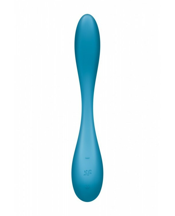 Вібратор для точки G, гнучкий Satisfyer G-Spot Flex 5 з додатком, блакитний, 19.6 х 3.4 см - Изображение 3