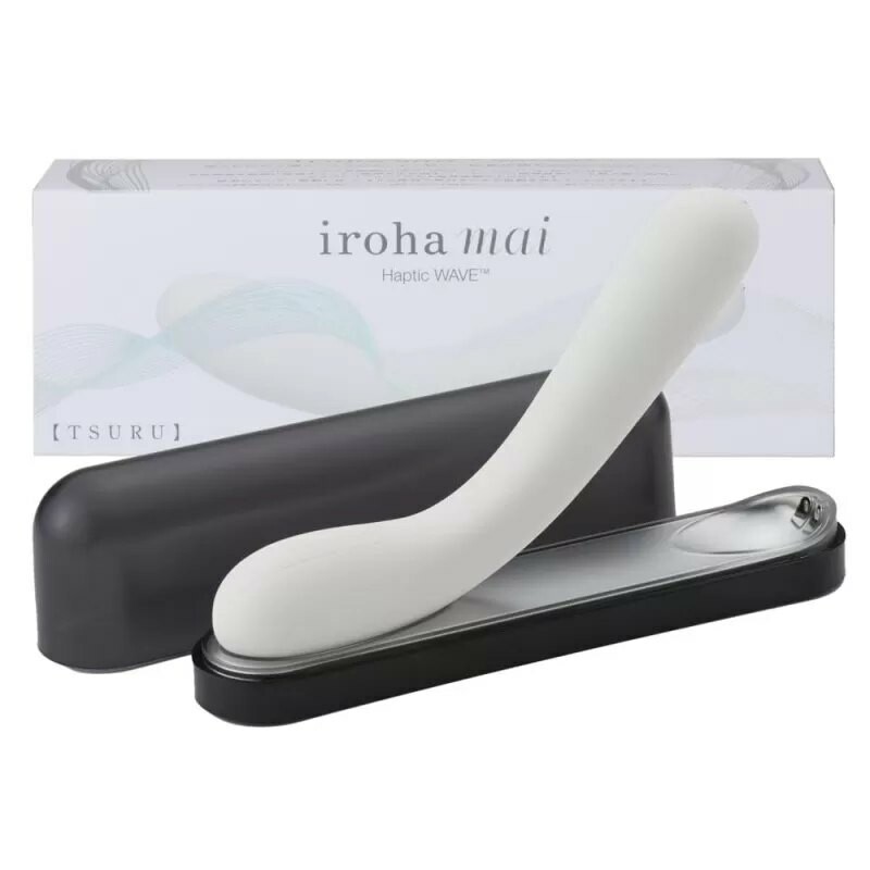 Вібратор музичний iroha mai Tenga, силіконовий, білий, 17.4 х 3.3 см
