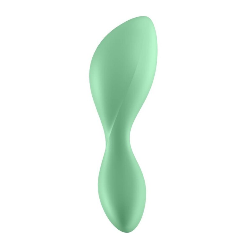 Анальний вібратор Satisfyer Trendsetter з додатком, зелений, 11.2 х 5 см - Зображення 3