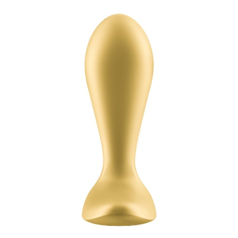 Анальний вібратор Satisfyer Intensity з додатком, жовтий, 11.3 х 3.7 см - Зображення 5