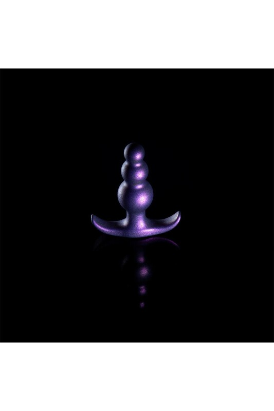 Анальна пробка Blush Anal Adventures рельєфна, фіолетова, 7.6 х 2.5 см - Зображення 4