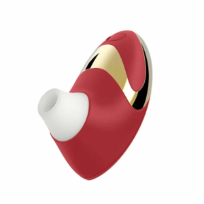 Кліторальний стимулятор Womanizer Pro W500 Red із золотою деталлю, червоний - Зображення 8