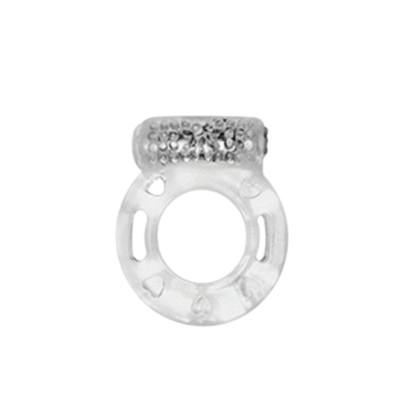 Ерекційне кільце Medica Vibration Ring з вібрацією, прозоре