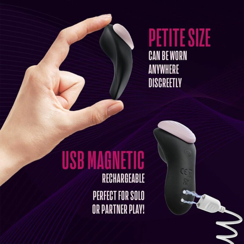 Вібратор у трусики Temptasia Heartbeat Panty Vibe з пультом, 8.9 х 4.4 см - Зображення 8