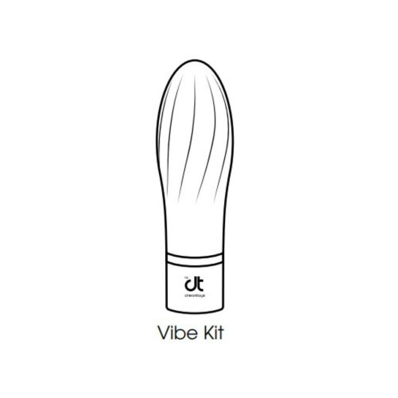 Набір з міні-вібратором для прелюдії Sex Room Vibe Kit 5 предметів і мішечок для зберігання, чорного кольору, 10 х 3 см - Изображение 9
