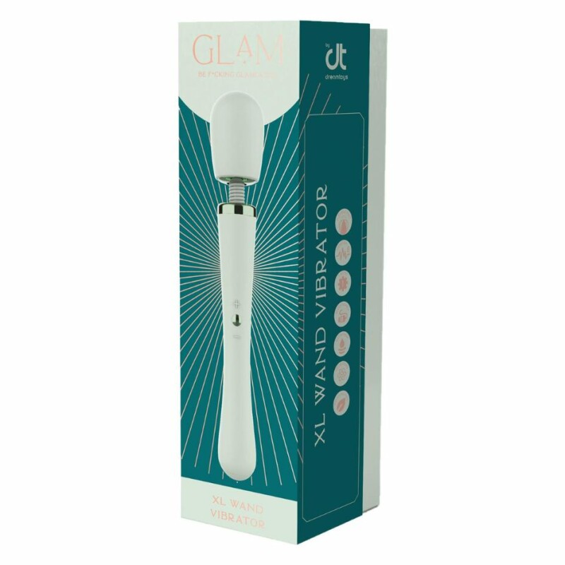 Вібратор мікрофон Dream Toys Glam XL Wand Vibrator м'ятний, 30.5 см х 5.2 см - Изображение 2
