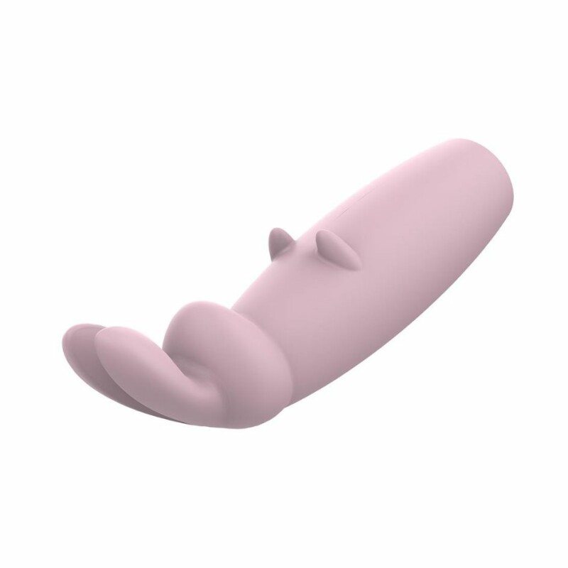 Міні-вібратор у вигляді кролика Dream Toys Nude Hazel Rabbit Massager рожевий, 14.3 см х 3.5 см - Зображення 5