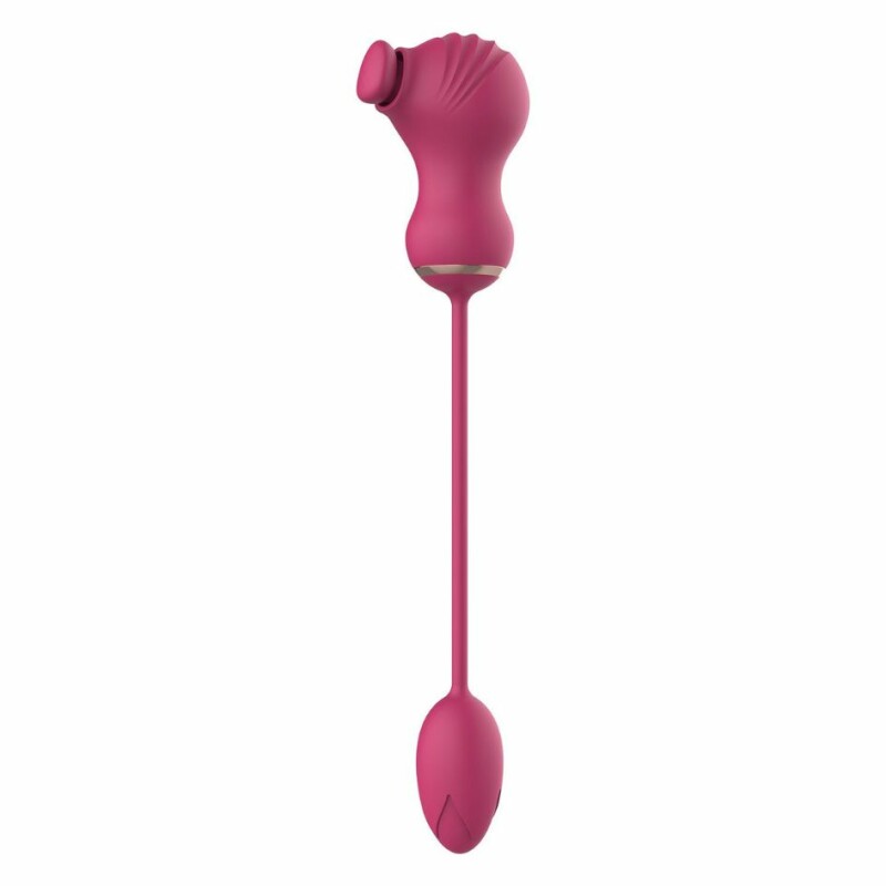 Подвійний стимулятор Dream Toys Essentials 2в1 для клітора і вібраційне яйце, рожевий - Зображення 7