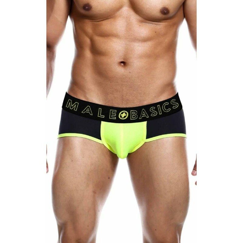 Труси чоловічі Male Basics Neon чорно-зелені, M - Зображення 2