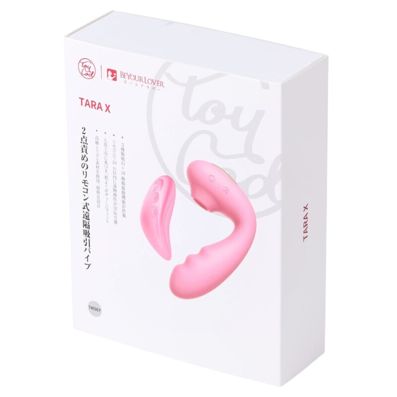 Вібратор кролик з вакуумом BeYourLover Tara X з пультом, рожевий, 13 см х 3.5 см - Изображение 1
