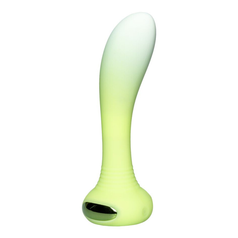 Універсальний вібратор з підсвіткою Every Night Toys для точки G або P, зелений, 14.2 х 3.3 см - Зображення 2