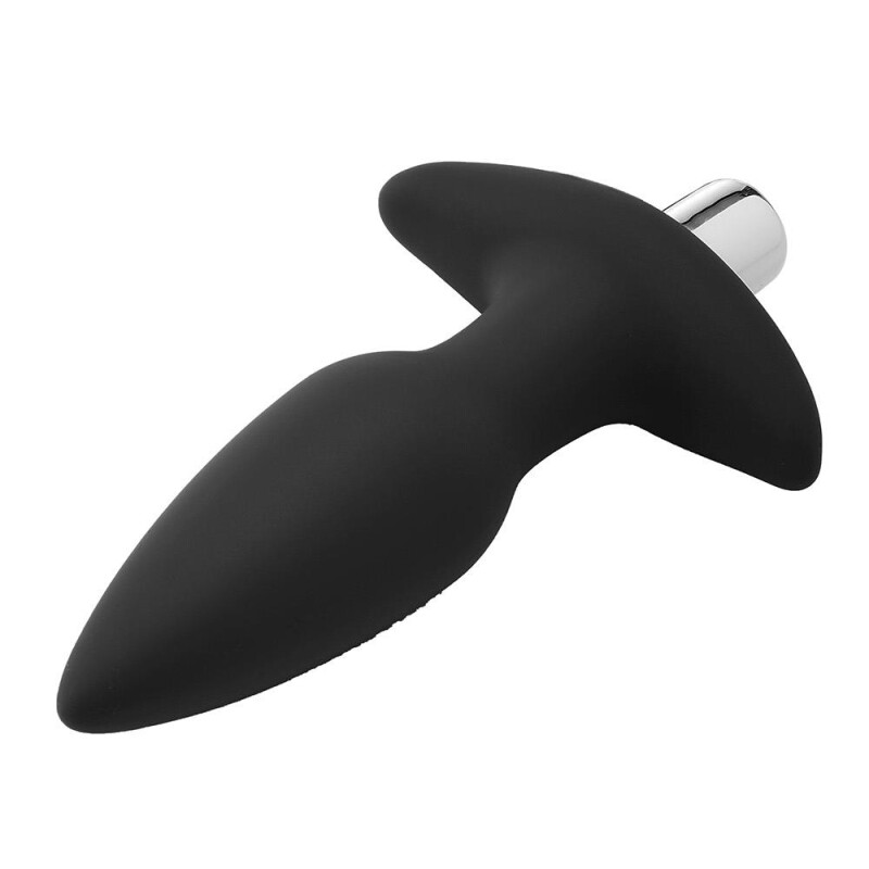Анальна пробка Dreamtoys FantASSstic з віброкулею, чорна, 14 х 3.5 см - Изображение 4
