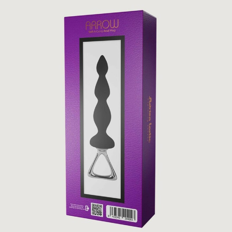 Анальна ялинка Adrien Lastic Arrow чорна, 20.1 х 3.2 - Зображення 5
