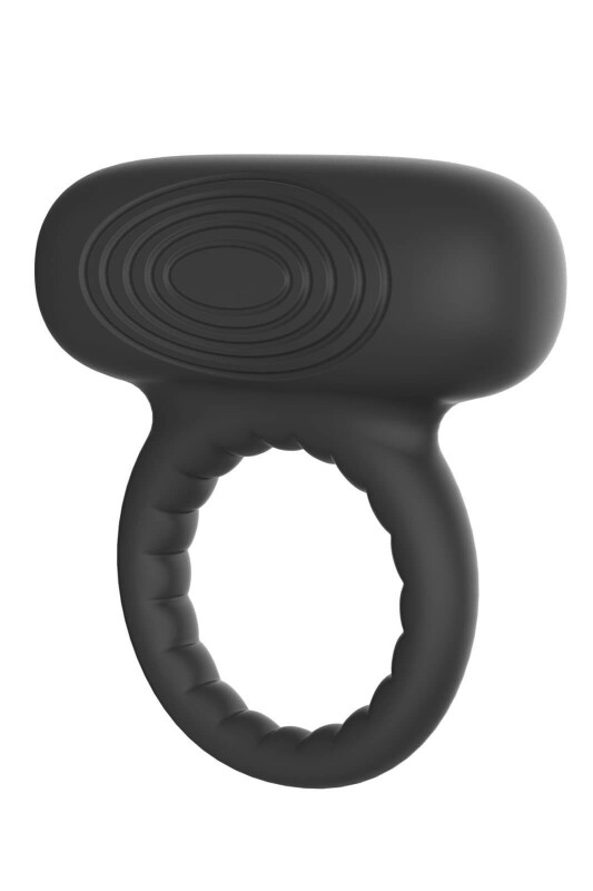 Ерекційне віброкільце Dreamtoys Ramrod силіконове, чорне, 7.2 х 5 см