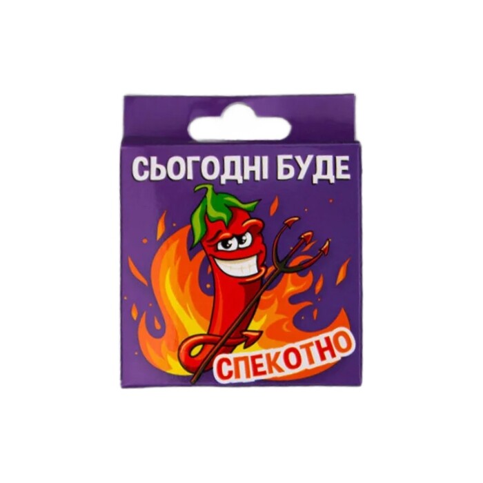 Презерватив латексний VidDushi Перчик, у яскравій упаковці, 1 шт - Изображение 1