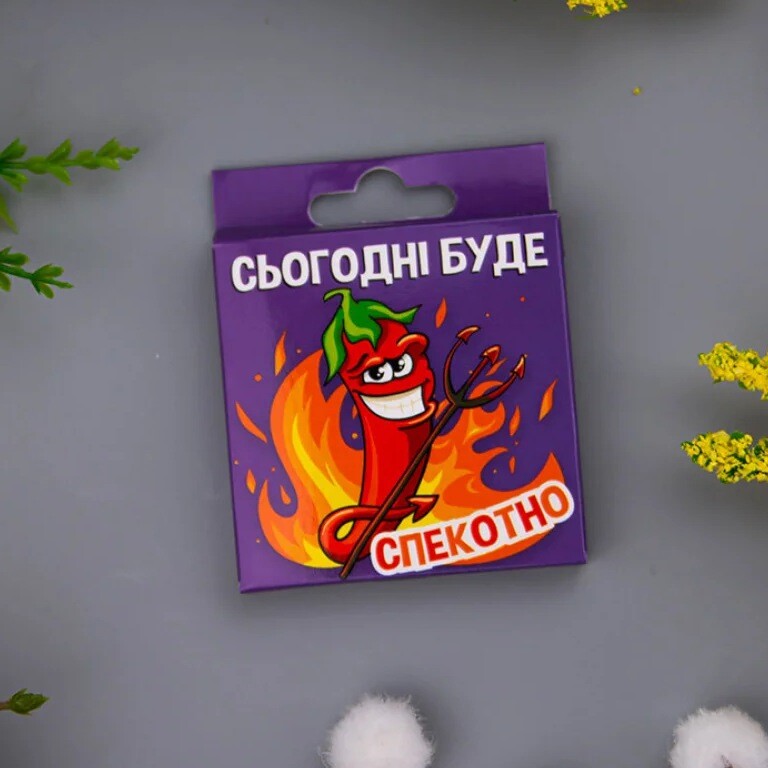 Презерватив латексний VidDushi Перчик, у яскравій упаковці, 1 шт - Изображение 2