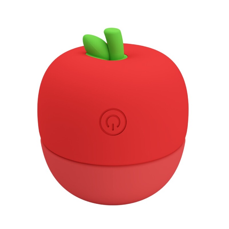 Кліторальний стимулятор Pretty Love Apple Secret з ефектом лизання, біло-червоний, 5.9 х 5.9 см - Зображення 2