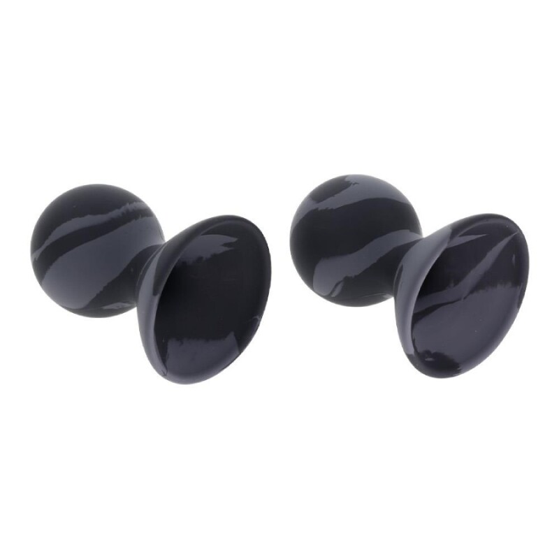 Вакуумні присоски на соски Sportsheets Velvet Noir силіконові, чорні, 7.3 х 5 см - Зображення 2