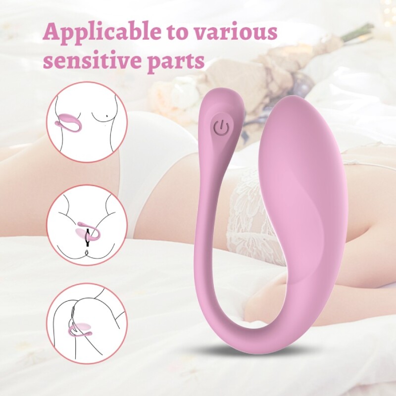 Віброяйце Every Night Toys Isadora з пультом, лавандове, 24 х 3.6 см - Зображення 1