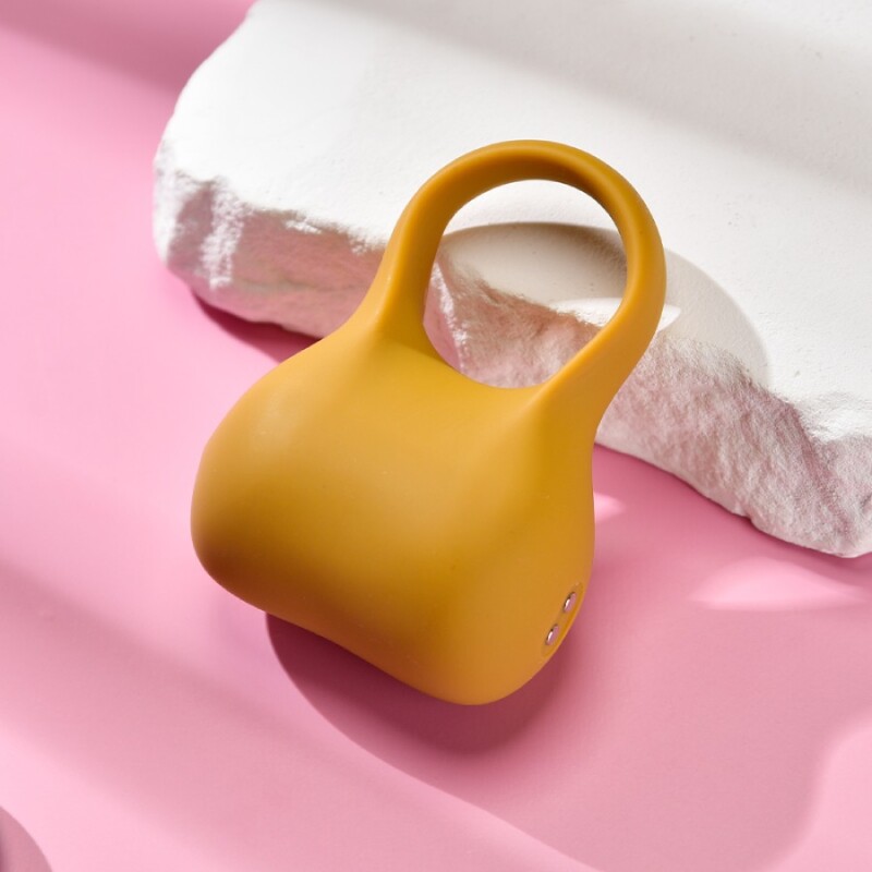Ерекційне віброкільце Sweet Em Silky Ring з пультом, жовте, 7.6 х 5.7 см - Изображение 6