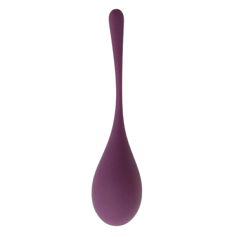 Тренажер Кегеля Sweet Em Kegel Ball з хвостиком, фіолетовий, 70 г, 14 х 3.3 см - Зображення 4