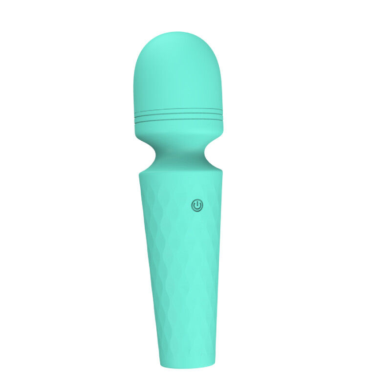 Мінівібратор-мікрофон Every Night Toys Sharon бірюзовий, 11 х 2.9 см
