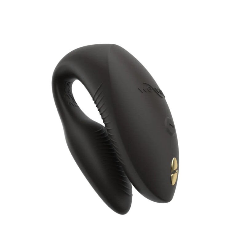 Вібратор для пар We-Vibe Chorus Pro з пультом і додатком, чорний, 8 см - Зображення 3