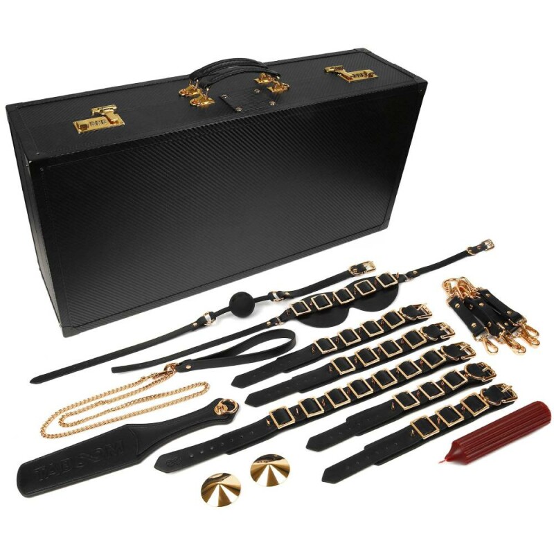 Набір для БДСМ Taboom Desires Masterpiece Case чорний, 11 предметів - Изображение 1
