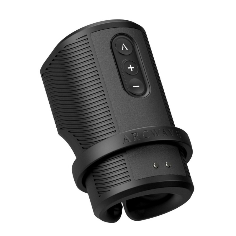Вібруючий мастурбатор Arcwave Zing Black, відкритий, чорний - Изображение 6