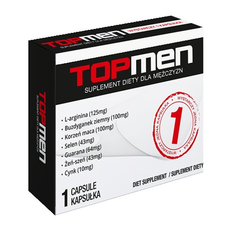 Таблетки для підвищення потенції TopMen, 10 шт.